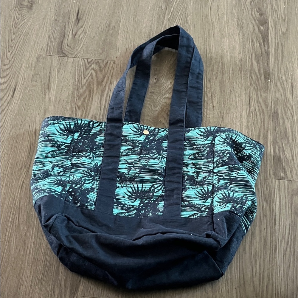 Stylish Blue and navy Tote Bag